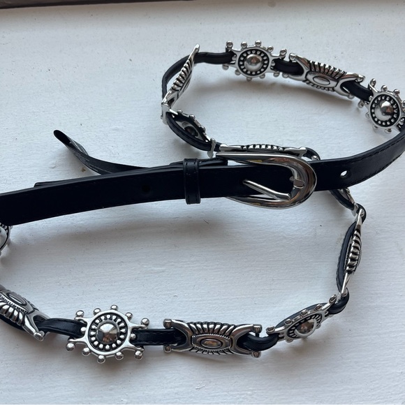 Urban Outfitters Accessories Western Belt Silver Hardware Poshmark